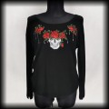 Sweter Jawbreaker czaszka i róże goth punk NOWY1.jpg