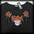 Sweter Jawbreaker czaszka i róże goth punk NOWY6.jpg