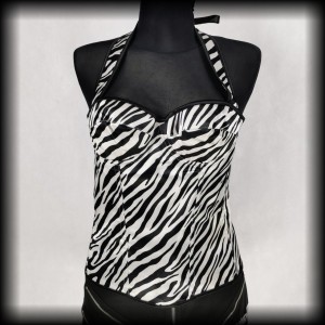 Gorset zebra XL