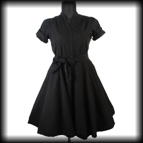 Sukienka Retro rozkloszowana XL goth.JPG