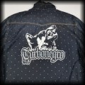 Koszula Turbonegro XL DIY granatowa w gwiazdki6.jpg