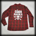 Koszula The Clash XL DIY szkocka krata5.jpg