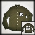 Koszula Ramones M DIY ciemno zielona khaki.jpg