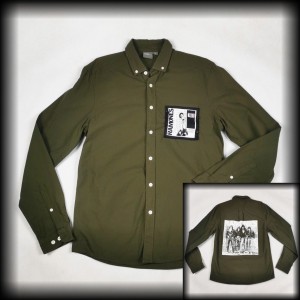 Koszula Ramones M DIY ciemno zielona khaki