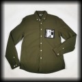Koszula Ramones M DIY ciemno zielona khaki2.jpg