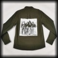 Koszula Ramones M DIY ciemno zielona khaki5.jpg