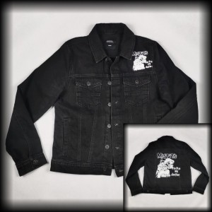 Kurtka jeansowa Misfits M DIY Die Die My Darling