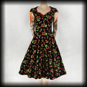 Sukienka Pin Up Couture S wisienki