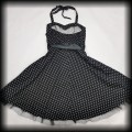 Sukienka Pin Up Hearts &amp; Roses XL czarna w groszki9.jpg