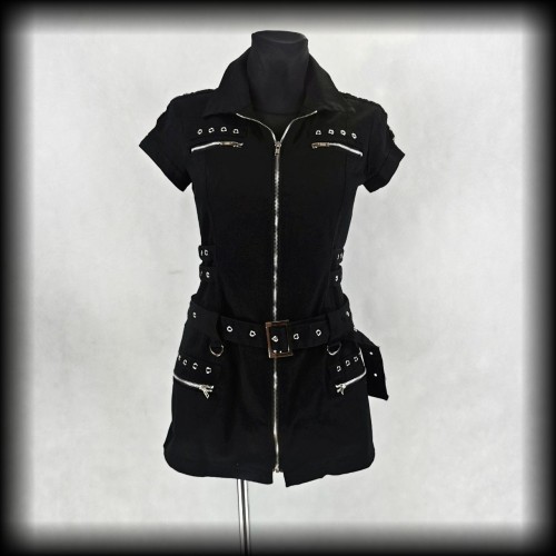 Sukienka mini Hearts &amp; Roses L Punk Gothic Cyber.jpg