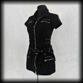 Sukienka mini Hearts &amp; Roses L Punk Gothic Cyber2.jpg