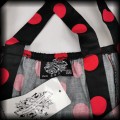 Sukienka Pin Up H&amp;R 3XL czarna w czerwone grochy NOWA9.jpg