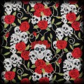 Sukienka Punk Gothic L czaszki róże Queen of Holloway8.jpg