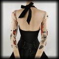 Sukienka Goth Hearts &amp; Roses S gorsetowa6.jpg