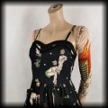 Sukienka mini Hell bunny S Pin Up zombie tiki4.jpg