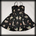 Sukienka mini Hell bunny S Pin Up zombie tiki92.jpg