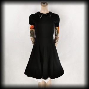 Sukienka Sourpuss S gothic lolita ćwieki