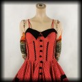 Sukienka Hell Bunny Vixen M Pin Up czerwona w groszki3.jpg