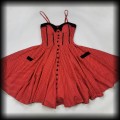 Sukienka Hell Bunny Vixen M Pin Up czerwona w groszki7.jpg