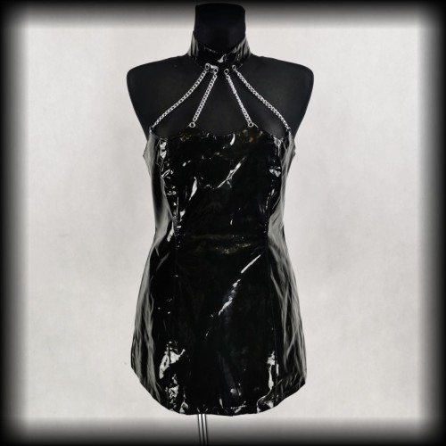 Sukienka Goth Cyber Fetish L harness.jpg