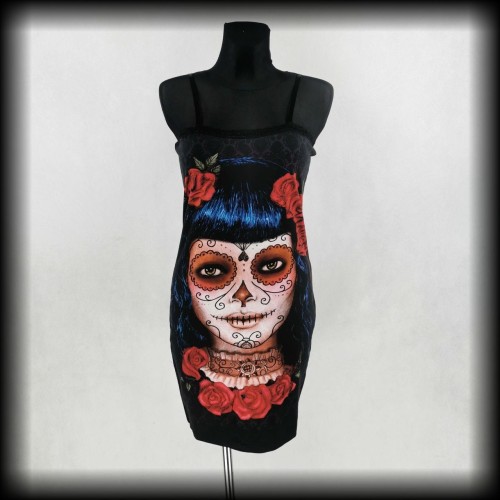Sukienka mini Jawbreaker XL santa muerte NOWA.jpg