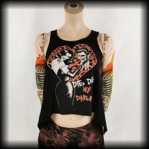 Bluzka psychobilly M Too Fast Die die my darling