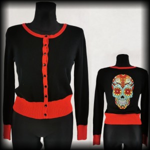 Sweterek Jawbreaker M punk goth czaszka