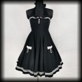 Sukienka Pin Up Hell Bunny M Motley marynarska sailor.jpg