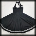 Sukienka Pin Up Hell Bunny M Motley marynarska sailor95.jpg