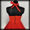 Sukienka mini Pin Up Hell Bunny M marynarska piracka czerwona6.jpg