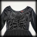 Bluzka gotycka M Dark Gothic welur i tiul6.jpg