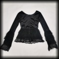 Bluzka gotycka M Dark Gothic welur i tiul9.jpg