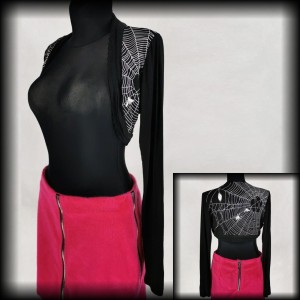 Bolerko Gothicana S gothic pajęczyna