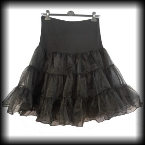 Halka tiulowa czarna L-XXL