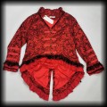 Frak gotycki Belle Poque 2XL czerwony NOWY4.jpg
