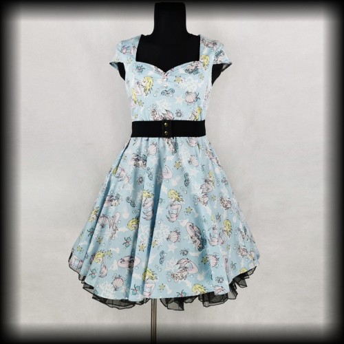 Sukienka Pin Up Hell Bunny L Coralia syreny.jpg