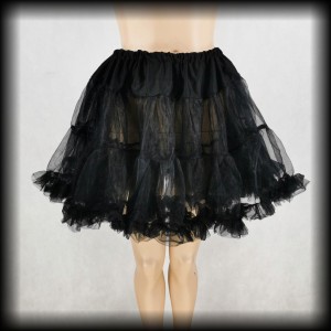 Halka tiulowa mini czarna XS-L
