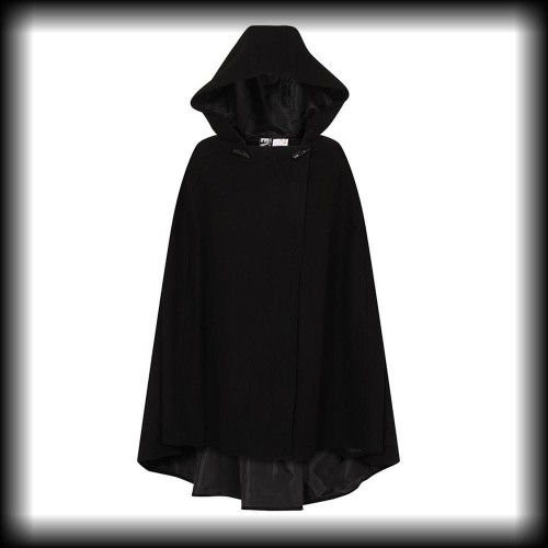 Ponczo Necessary Evil z kapturem gothic.jpg