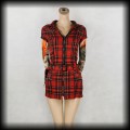 Sukienka mini Hearts &amp; Roses XS Kratka Punk Gothic Cyber2.jpg