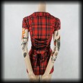 Sukienka mini Hearts &amp; Roses XS Kratka Punk Gothic Cyber5.jpg