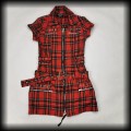 Sukienka mini Hearts &amp; Roses XS Kratka Punk Gothic Cyber6.jpg
