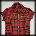 Sukienka mini Hearts &amp; Roses XS Kratka Punk Gothic Cyber7.jpg