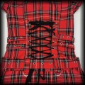 Sukienka mini Hearts &amp; Roses XS Kratka Punk Gothic Cyber92.jpg