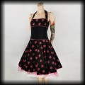 Sukienka Pin Up Collectif S gorsetowa w różowe gwiazdy2.jpg