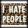 Naszywka I hate people brown leo.jpg