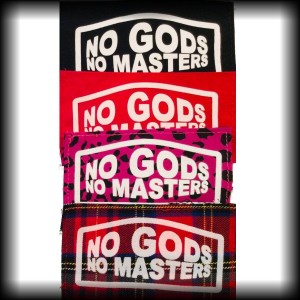 Naszywka No Gods No Masters kolory (129)