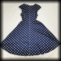 Sukienka Retro Lady Vintage XL granatowa w groszki9.jpg