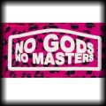 Naszywka No Gods No Masters pink leo.jpg