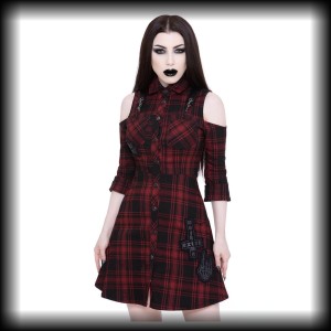 Sukienka Killstar 2XL/3XL paranormal shirt dress
