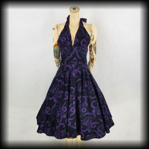 Sukienka Pin Up ośmiornice S Necessary Evil 